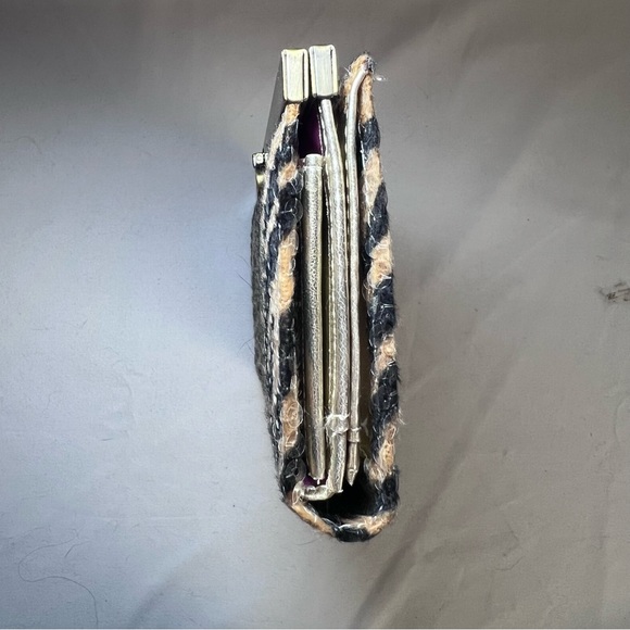 Depeche Mode NY sequin leopard print wallet clutch - Picture 6 of 10